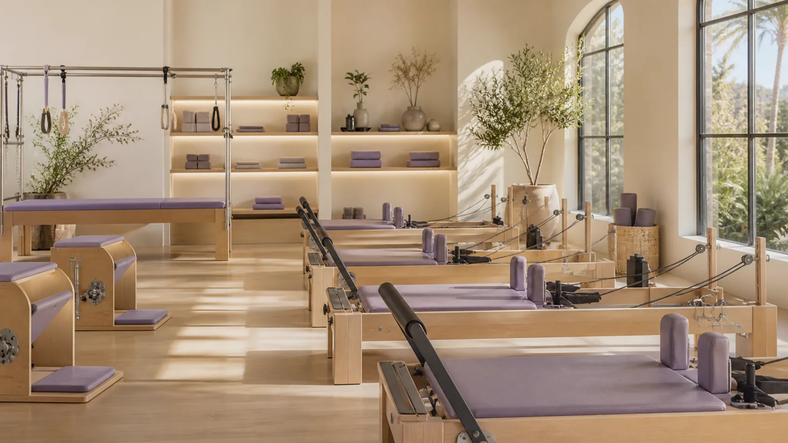 Representative Pilates apparatus studio interior